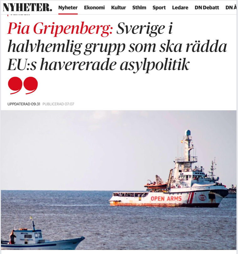 Merkel, Macron och Löfven i samma båt: sågar hål där man just tätat: immigranterna bara SKA in.