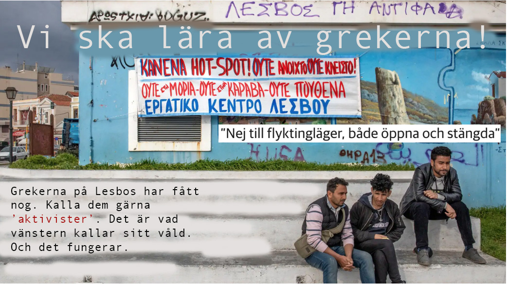 Grekernas motståndskamp på Lesbos ger hopp om Europa.