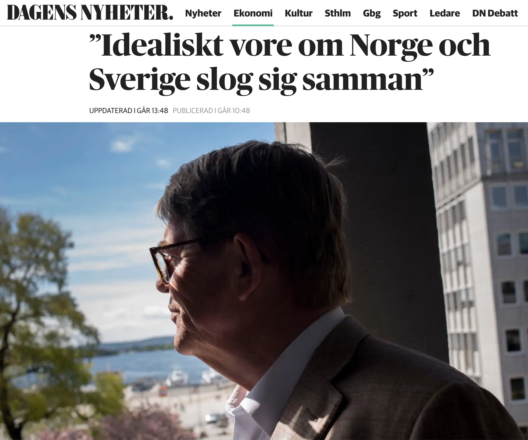 Sverige och Norge är tyvärr ingen fabrik. På sikt är våra normer långt viktigare än pengar och industrikunnande.